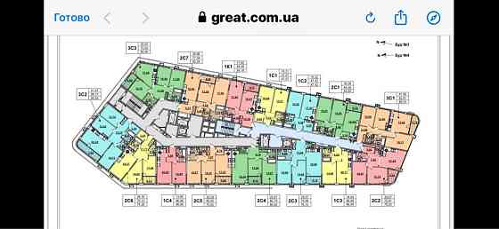 Продаж 2х кімнатної квартири в ЖК “Грейт”, вул. Причальна 14 (2С4) Київ