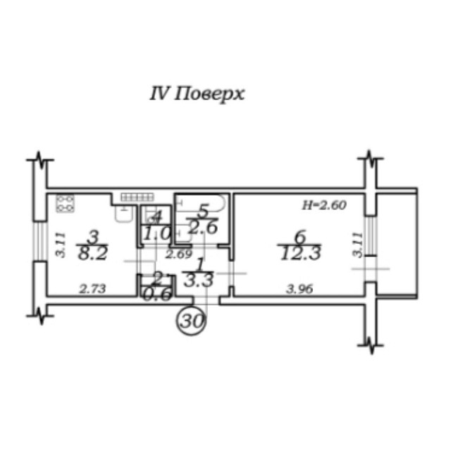 1 кімнатна, вул Корольова, 4/9, вільна, можна заїхати і жити Одесса - изображение 8