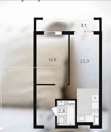 Продаж 1 кім квартири жк Cinema House Софиевская Борщаговка