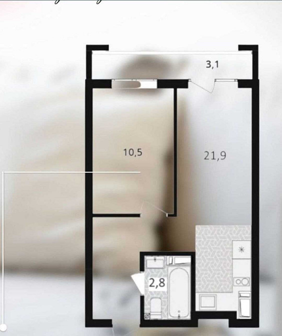 Продаж 1 кім квартири жк Cinema House Софіївська Борщагівка - зображення 1