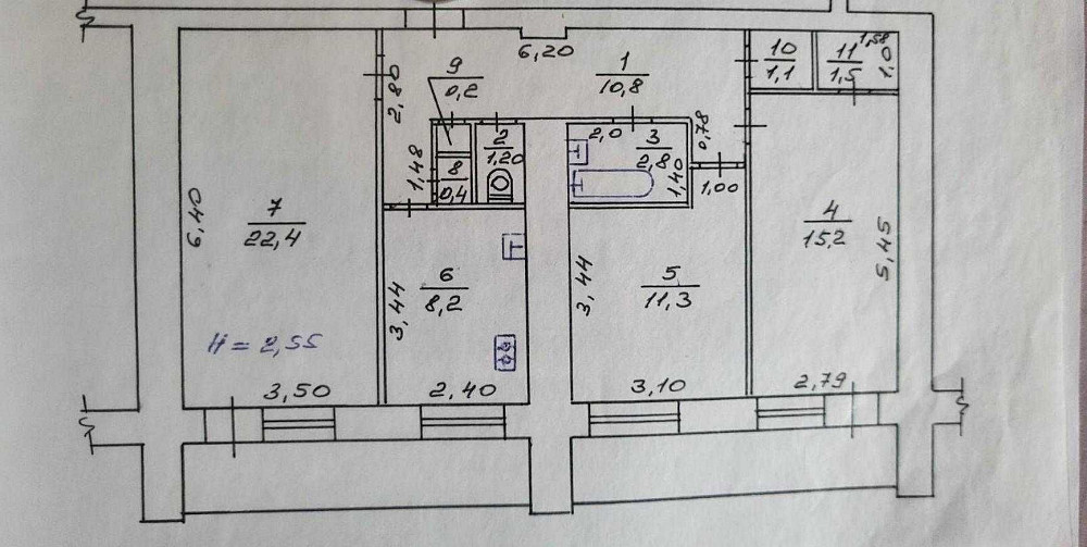 Продам 3-кімн. квартиру просп. Аерокосмічний Харьков - изображение 2