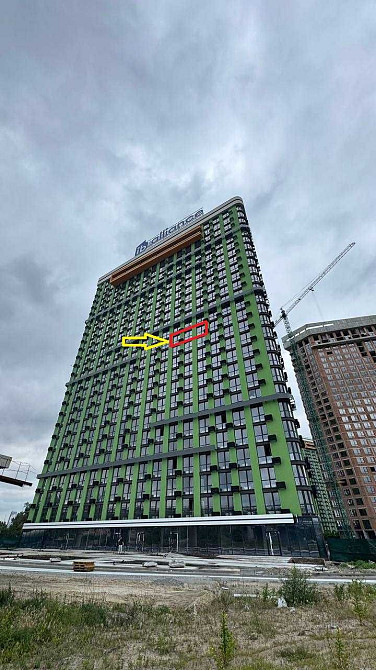 2к квартира, 72,77 м2, ЖК Грейт (Great), вид на Дніпро.  Без%. Київ - зображення 1