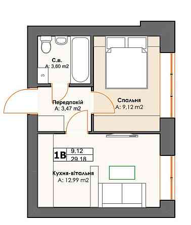 Квартира під єОселю3,7%, Сертифікат- мінімальне оформлення Ирпень