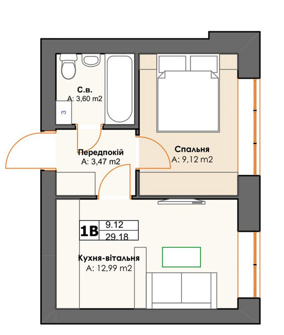 Квартира під єОселю3,7%, Сертифікат- мінімальне оформлення Ирпень - изображение 2