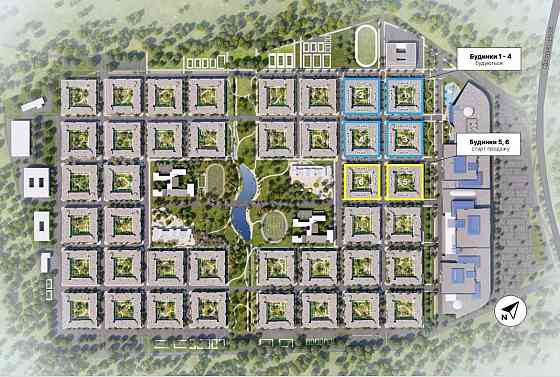 Продаж 1-к новобудова  46 м кв ,готова ,щоб робити ремонт ЖКПАРК Сайд Скнилов 