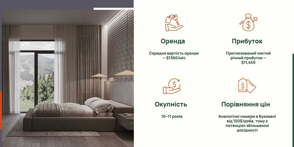 Карпати, Буковель — квартира для життя, відпочинку або оренди Поляница (Буковель) - изображение 6