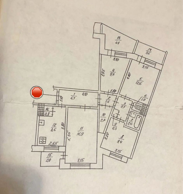 Продаж квартири в районі Бульвар Вечірній Кривой Рог - изображение 1