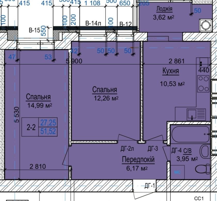 Продам квартиру 2 к квартиру У Квартал Софиевская Борщаговка - изображение 3