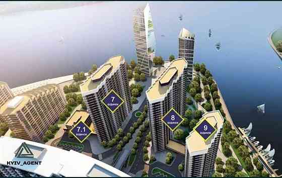 Продаж 2к 64 м2 в ЖК Зарічний на комфортному 8-ому поверсі ! ПАРКІНГ Київ