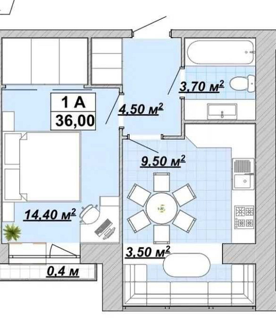 ГАРЯЧА ЦІНА! 1к квартира в ЖК Княгинин, центр Івано-Франківськ - зображення 3