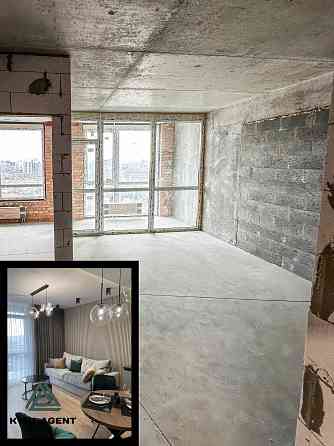 Видова 1к квартира 46м2 в ЖК GREAT Грейт !!! Закритий двір ПАРКІНГ Київ