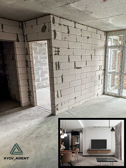 Видова 1к квартира 46м2 в ЖК GREAT Грейт !!! Закритий двір ПАРКІНГ Київ - зображення 7