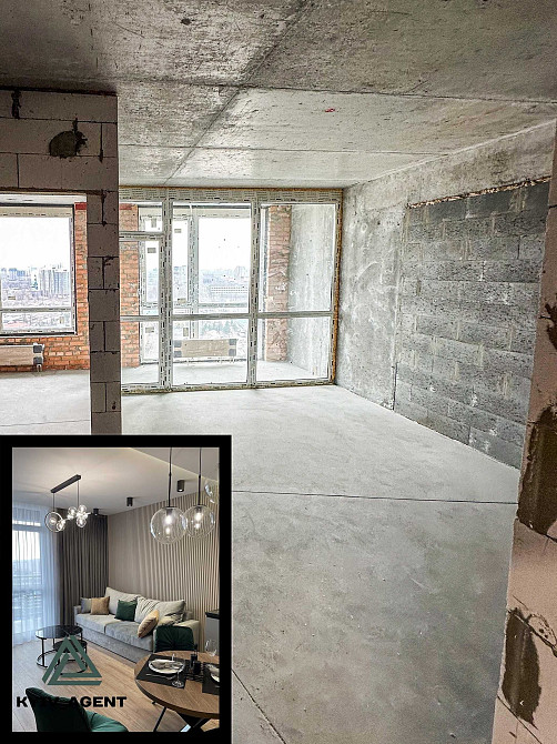 Видова 1к квартира 46м2 в ЖК GREAT Грейт !!! Закритий двір ПАРКІНГ Київ - зображення 1