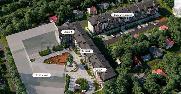 Двохкімнатна квартира 57 метрів "Акварель-7", Слобідська! З балконом! Одесса - изображение 4