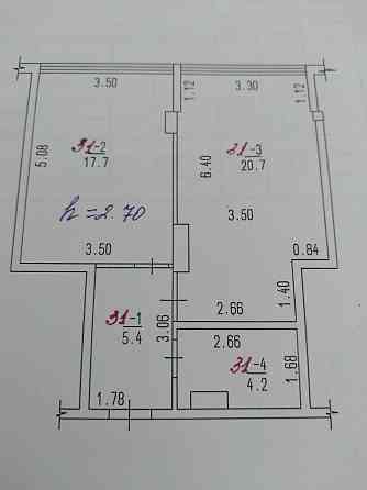 Шикарная 1к 48 метро в премиум ЖК Золотая Эра. Газ! Крижанівка