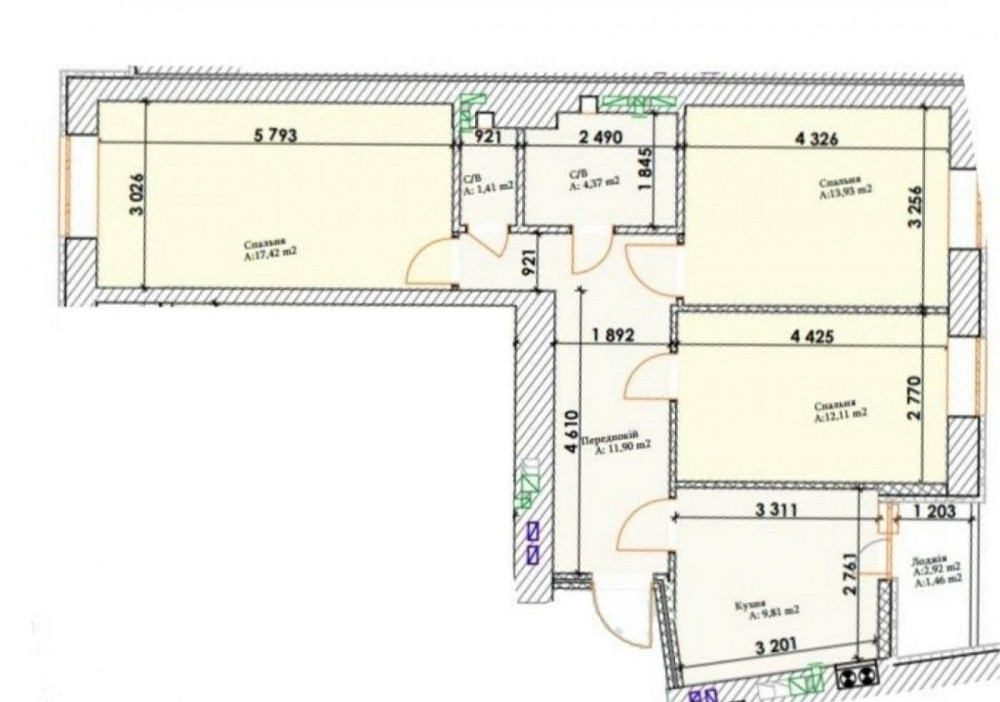 2-х кімнатна вул. Мисливська, Гостомель Гостомель - зображення 8