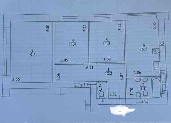Продаж 3к квартири біля Центрального парку з чистовим наповненням!77м2 Ирпень