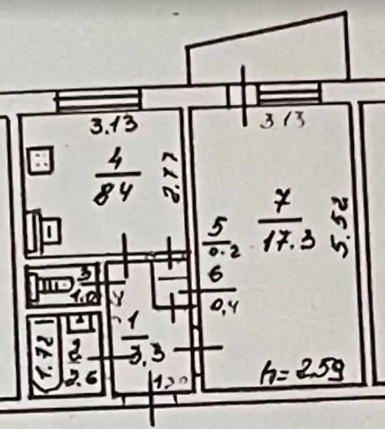 1 комнатная квартира - ул. Ильфа и Петрова Одесса - изображение 8