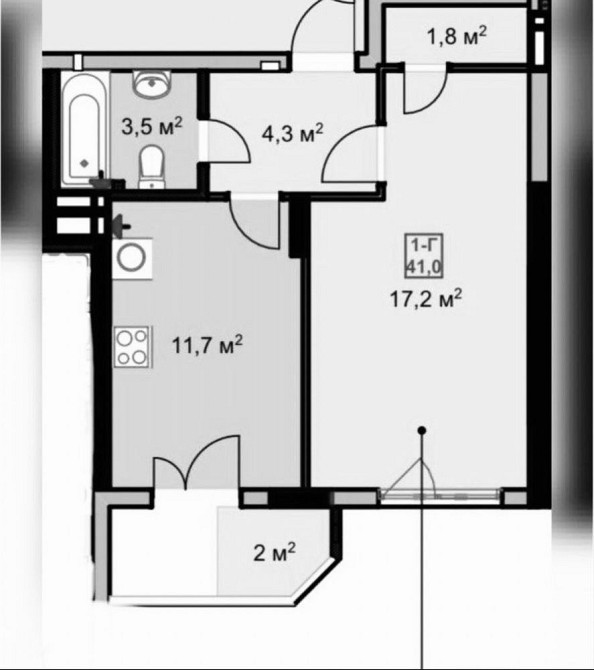 1к квартира- найнижча ціна, близький виізд до столиці! Ирпень - изображение 3