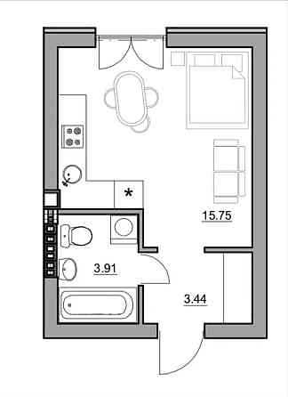 Продам смарт квартиру Святопетровское Святопетрівське (Києво-Свят.р-н)