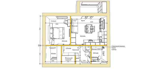 Продам  1 комнатную квартиру ЖК.Луч (2 дом ) Харьков