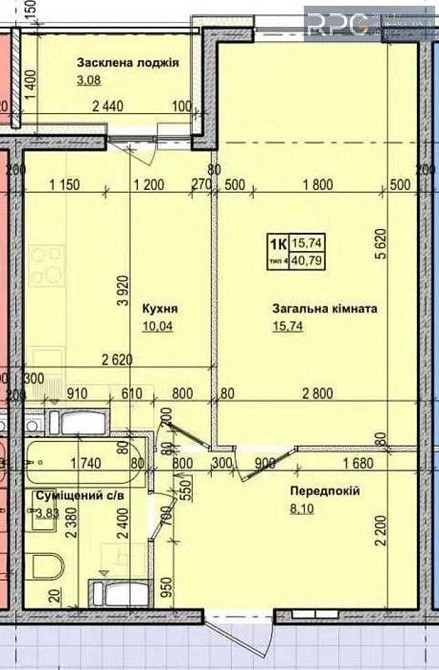 ТОП! Продаж квартира 41м ЖК Атлант на Озерній Метро Теремки Новосілки Великі Новосілки - зображення 2