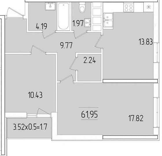 Срочно! Выгодно!  Двухкомнатная квартира в Кадоре на Краснова Одесса