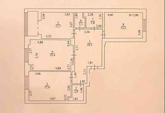 Продам 3-х комнатную квартиру в кирпичном доме.Микромегас 525 у.е/кв.м Одесса