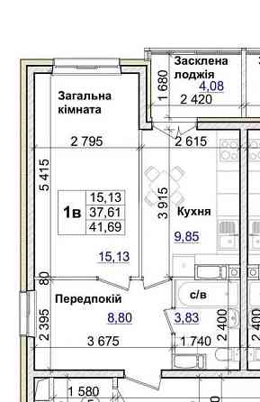 БЕЗ комісії БЕЗ додаткових витрат Продаж квартира 42м ЖК ВудЛайн Великие Новоселки