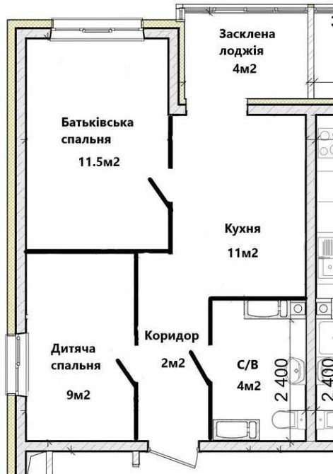 БЕЗ комісії БЕЗ додаткових витрат Продаж квартира 42м ЖК ВудЛайн Великие Новоселки - изображение 3