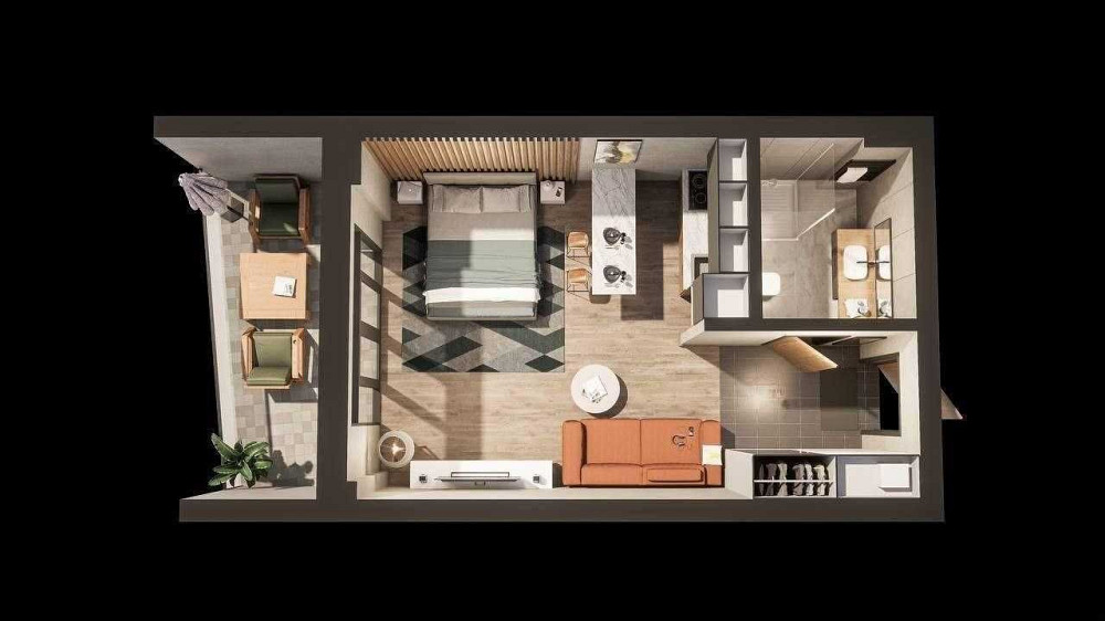 Апартамент з меблями та технікою Поляница (Буковель) - изображение 7