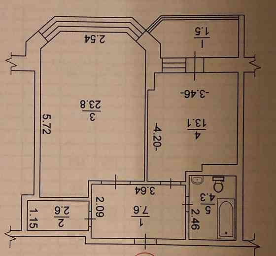 Григоренко 30/2, продам 1 комнатную! Київ