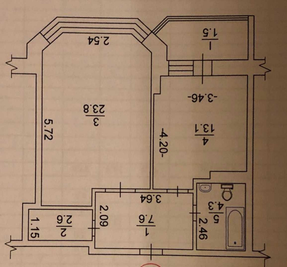 Григоренко 30/2, продам 1 комнатную! Киев - изображение 3