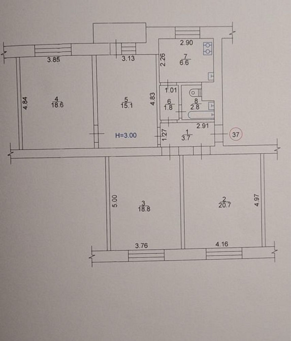 Продам 4х квартиру центр метро Университет Харьков - изображение 1