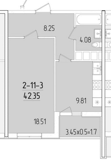 Квартира в новострое Жемчужина 67 на ул. Краснова Kadorr City Одесса - изображение 3