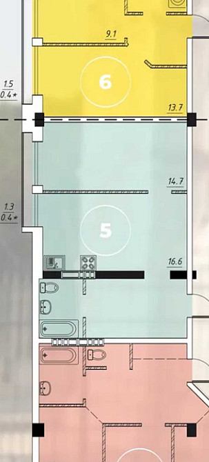 СРОЧНО 2К Новый Дом Сдан ЖК Виа Рома Фамильный дом Таирова Одесса - изображение 8