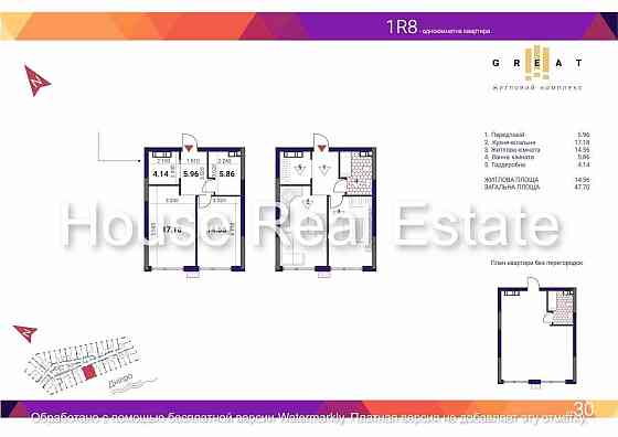 Позняки Грейт Great Буд 12 Дніпровська Наб. Причальна Вид в двір Без % Київ