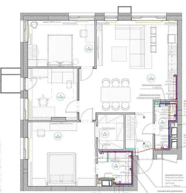 Продаж Тютюнника Василя 28а Дизайнерський ремонт 2к 74кв ВИГІДНО NEW Київ - зображення 2