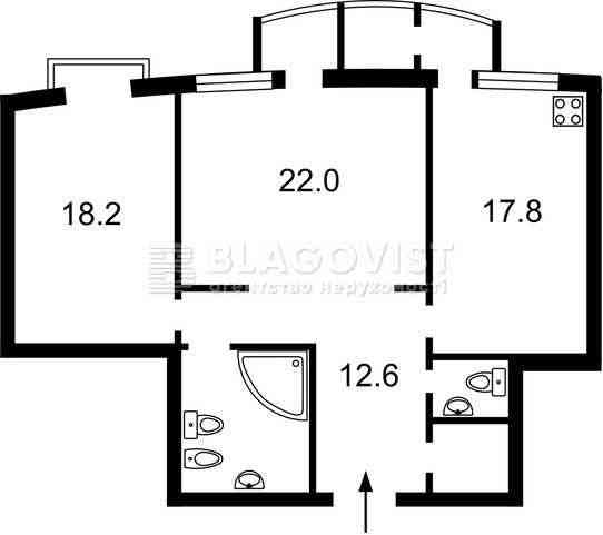 Царське Село_Видова_Стильна_2к_86.7м2_вул.Старонаводницька,6б_Печерськ Київ