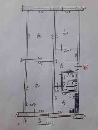 З-кімнатна квартира Перещепине Степне (Полтавська обл.)