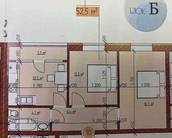 Продається 2 кімнатну квартиру у новому, зданому будинку на Вишенці Винница