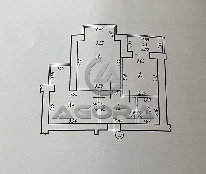 Двокімнатна квартира для інвестицій на Хіміків 43 Івано-Франківськ - зображення 3