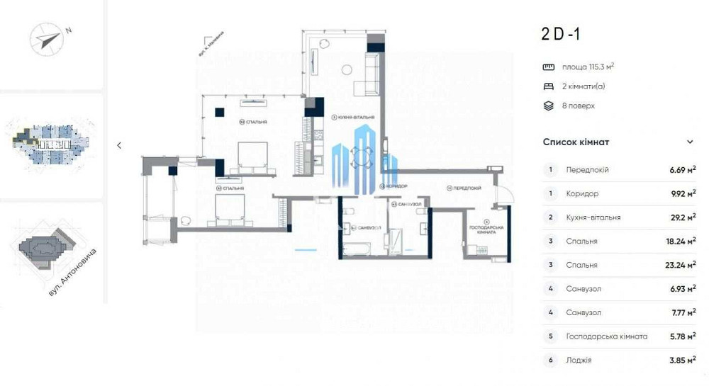 Продаж квартири, 2-кімнатної, БЕЗ КОМІСІЇ, ЖК А136 Highlight Tower Киев - изображение 4