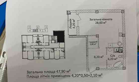 Однокомнатная квартира в центре Одессы Одесса