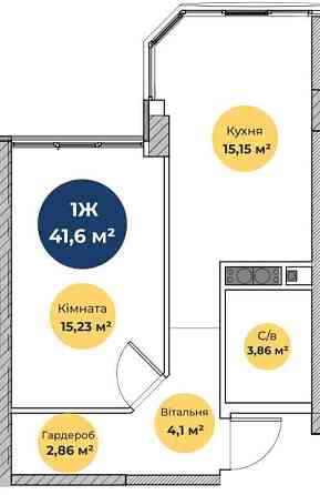 Квартира в рассрочку на 36 месяцев без удорожания. Первый взнос от 25% Одесса