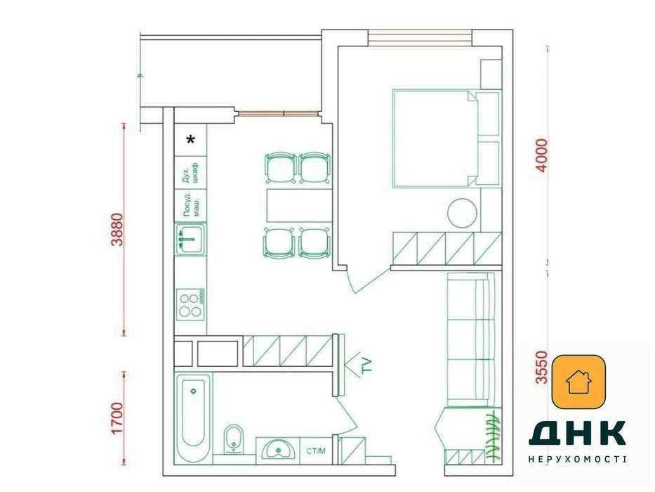 БЕЗ КОМИССИИ‼️Рассрочка 4 ГОДА‼️КВАРТИРА С РЕМОНТОМ • Первый Взнос 35% Одесса - изображение 8