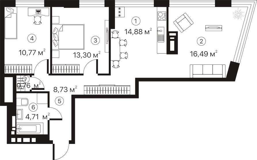 Продаж 3 кім Дарницький ЖК Terracotta Бажана Чибінєєвих 8В Київ - зображення 8