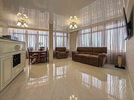 3 комн -75 метров. Панорама моря. Центр. Ремонт. Мебель. 34 Жемчужина Одесса