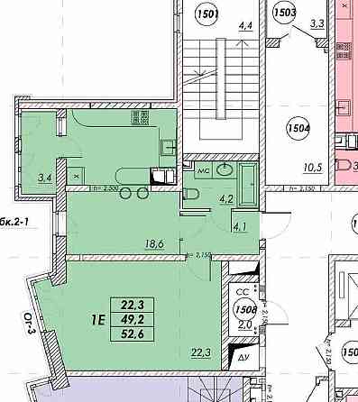 2х ком квартира в ЖК Прохоровский квартал секция готова к сдачи Одесса