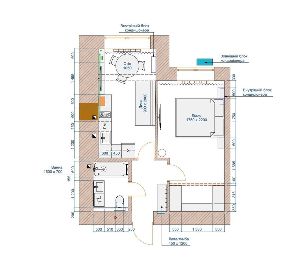 Однокімнатна квартира 38 м2 з якісним ремонтом. Без комісії Буча - зображення 5